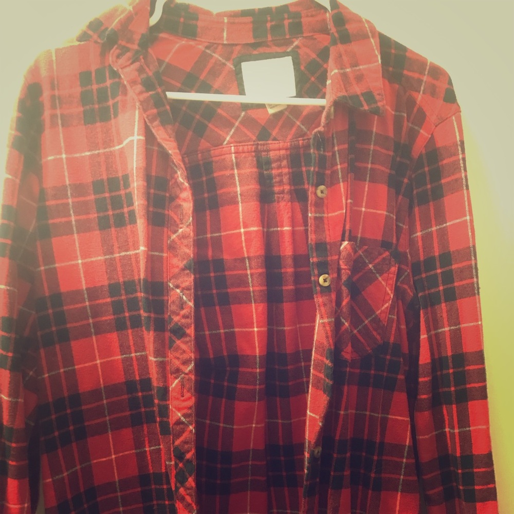 Red and black flannel
